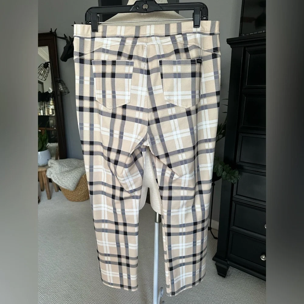 Sanctuary black and tan plaid pants, size XL - Picture 6 of 10